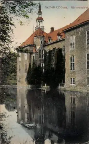 Ak Sange in Friesland, Schloss Gödens, Hinteransicht, Wasserseite