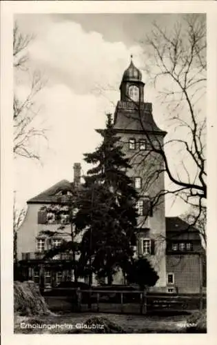 Ak Glaubitz an der Elbe, Erholungsheim, Gasthof Wolf