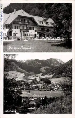 Ak Ruhpolding in Oberbayern, Parkhaus Ruhwinkel, Panorama