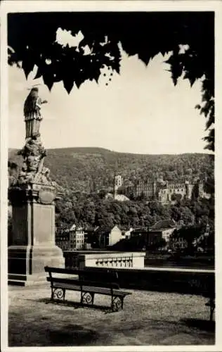 Ak Heidelberg am Neckar, St. Nepomuk, Schloss