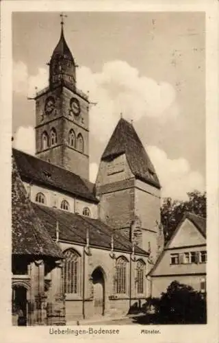 Ak Überlingen am Bodensee, Münster