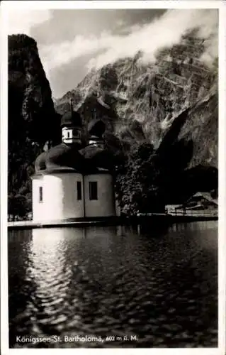 Ak Sankt Bartholomä Schönau am Königssee, Ufer