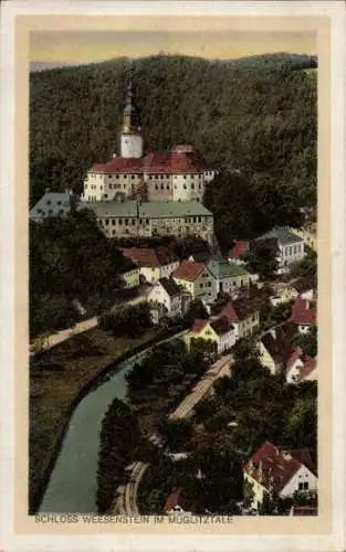 Ak Heidenau in Sachsen, Schloss Weesenstein im Müglitztal