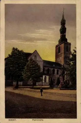 Ak Soest in Westfalen, Petrikirche