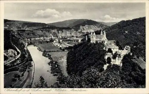 Ak Obernhof an der Lahn, Kloster Arnstein, Gesamtansicht