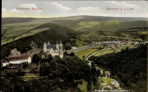 Ak Obernhof an der Lahn, Kloster Arnstein, Gesamtansicht