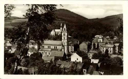 Ak Kraslice Graslitz Reg. Karlsbad, Gesamtansicht