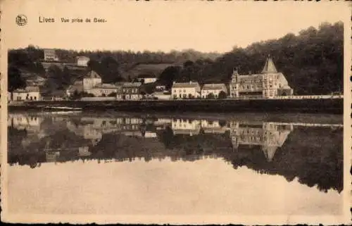 Ak lebt an der Maas Wallonie Namur, Blick von Beez aus