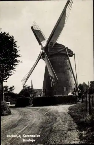 Ak Rockanje aan Zee Südholland Niederlande, Korenmolen