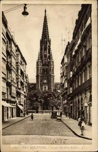 Ak Donostia San Sebastián Baskenland, Kirche des Guten Hirten