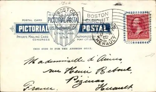 Ak Boston Massachusetts USA, Echo Bridge, Charles River