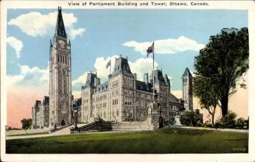 Ak Ottawa Ontario Kanada, Parliament Building and Tower