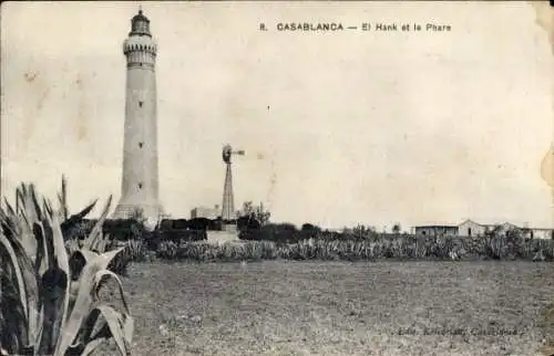 Ak Casablanca Marokko, El Hank et le Phare