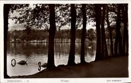 Ak Puigcerdà Katalonien, Der See