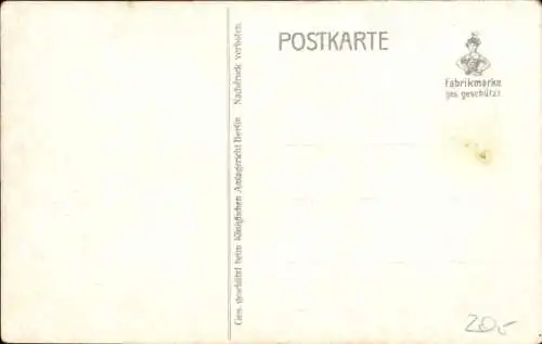 Ak Gruß von der Musterung, Infanterie, Sonntagabend, Wasser und Brot, Posten