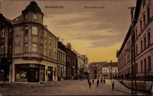 Ak Holzwickede im Ruhgebiet, Bahnhofstraße