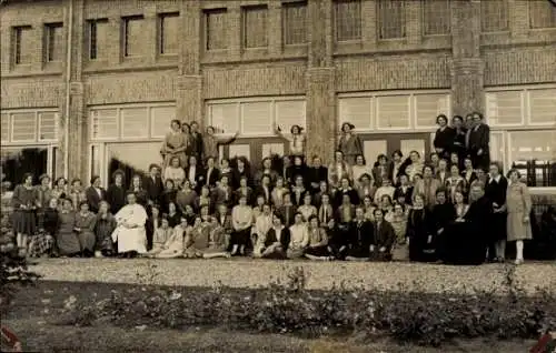 Ak Bergen Nordholland Niederlande, katholische Schule, Gruppenfoto