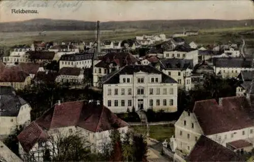 Ak Bogatynia Reichenau in Sachsen Schlesien, Gesamtansicht