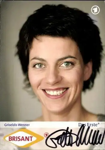 Ak Moderatorin Griseldis Wenner, Portrait, Autogramm