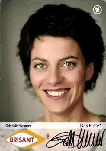 Ak Moderatorin Griseldis Wenner, Portrait, Autogramm