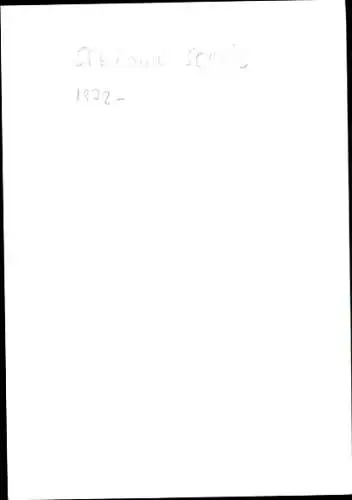 Ak Schauspielerin Stefanie Schmid, Portrait, Autogramm