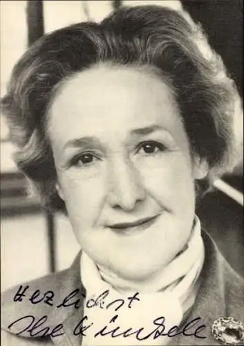 Ak Schauspielerin Ilse Künkele, Portrait, Autogramm