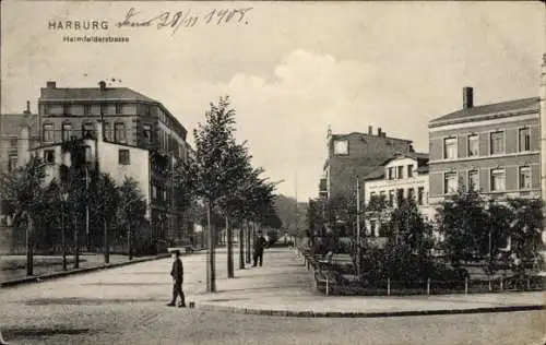 Ak Hamburg Harburg, Heimfelderstraße