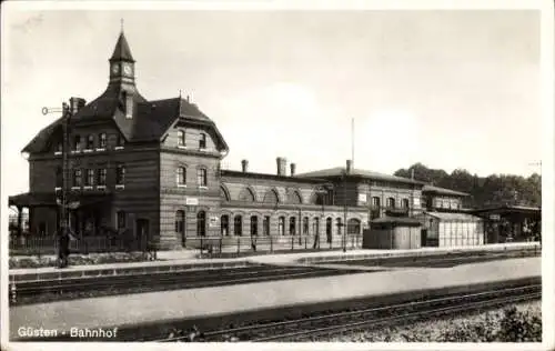 Ak Güsten in Anhalt, Bahnhof