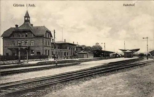 Ak Güsten in Anhalt, Bahnhof