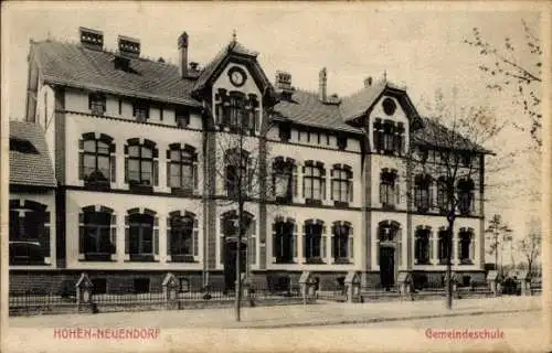 Ak Hohen Neuendorf Oberhavel, Gemeindeschule