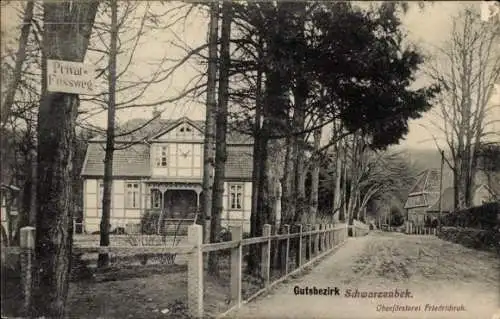 Ak Schwarzenbek in Lauenburg, Oberförsterei Friedrichruh