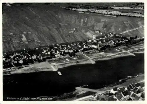 Ak Kinheim an der Mosel, Fliegeraufnahme