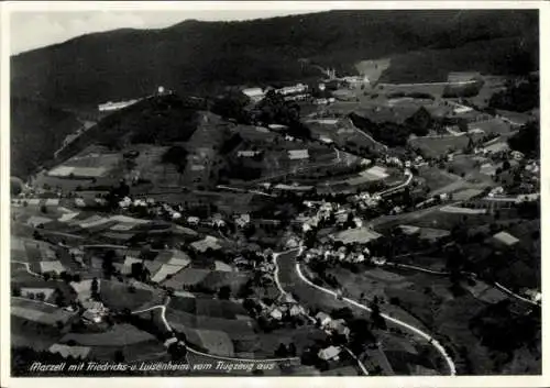 Ak Marzell im Schwarzwald, Fliegeraufnahme, Friedrichsheim, Luisenheim