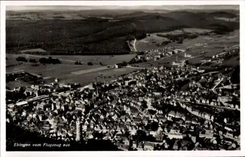 Ak Ebingen Albstadt in Württemberg, Fliegeraufnahme