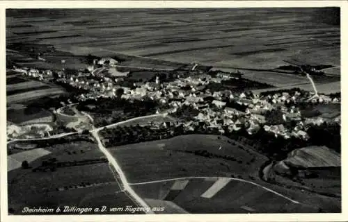 Ak Steinheim an der Donau, Fliegeraufnahme