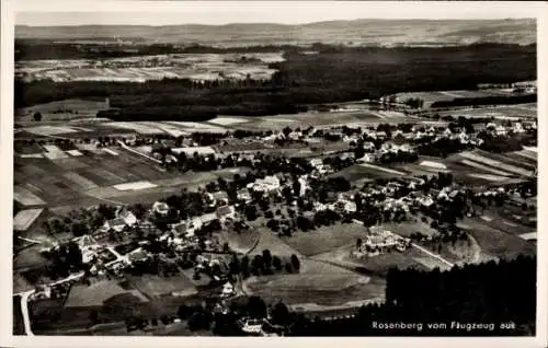 Ak Rosenberg in Baden, Fliegeraufnahme, Gasthaus zum Frieden