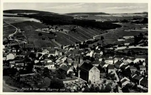 Ak Conz Konz an der Mosel, Fliegeraufnahme