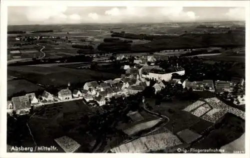 Ak Absberg in Mittelfranken, Fliegeraufnahme