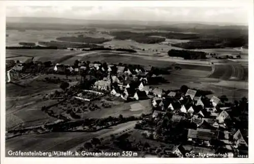 Ak Gräfensteinberg Haundorf in Mittelfranken, Fliegeraufnahme