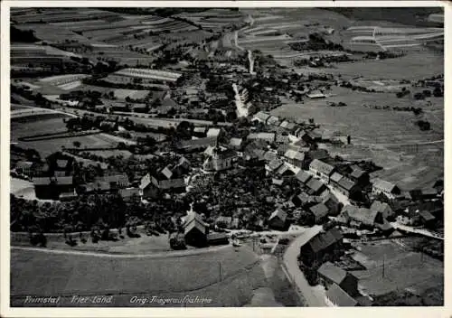 Ak Primstal Nonnweiler Saarland, Fliegeraufnahme