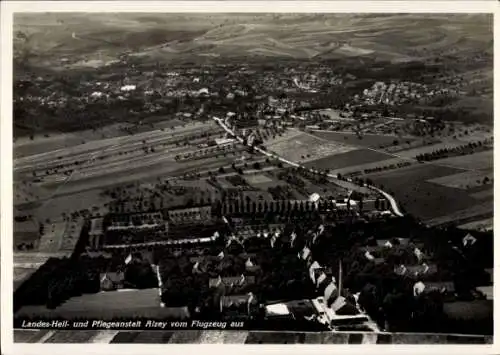 Ak Alzey in Rheinhessen, Fliegeraufnahme, Landes Heil- und Pflegeanstalt