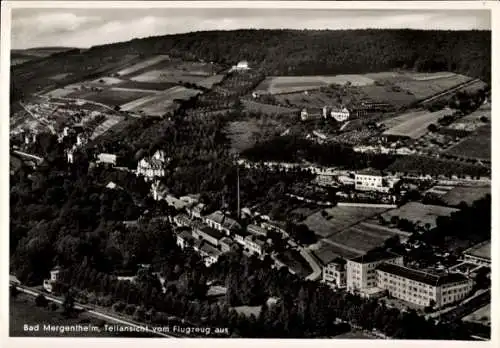 Ak Bad Mergentheim in Tauberfranken, Fliegeraufnahme