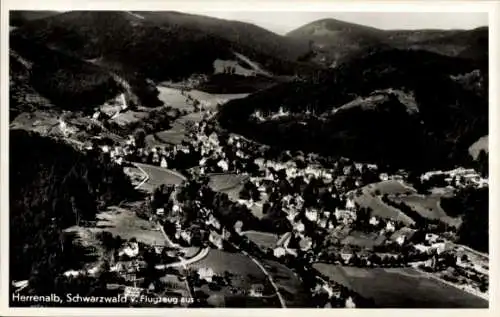 Ak Bad Herrenalb im Schwarzwald, Luftbild