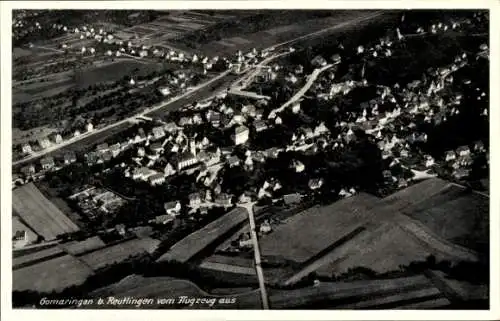 Ak Gomaringen Baden Württemberg, Blick auf den Ort, Fliegeraufnahme