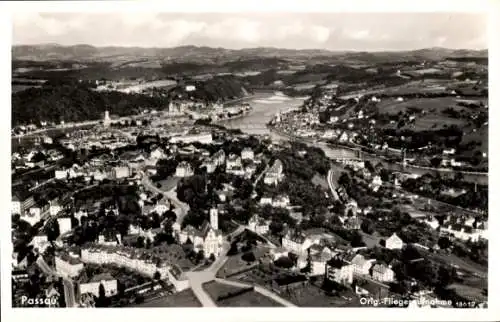 Ak Passau in Niederbayern, Fliegeraufnahme