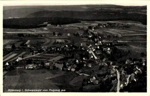 Ak Rötenberg Aichhalden im Schwarzwald, Fliegeraufnahme