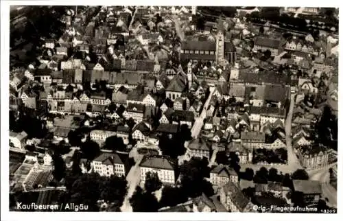 Ak Kaufbeuren an der Wertach in Schwaben, Fliegeraufnahme