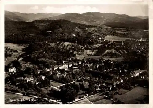 Ak Illenau Achern in Baden Schwarzwald, Fliegeraufnahme