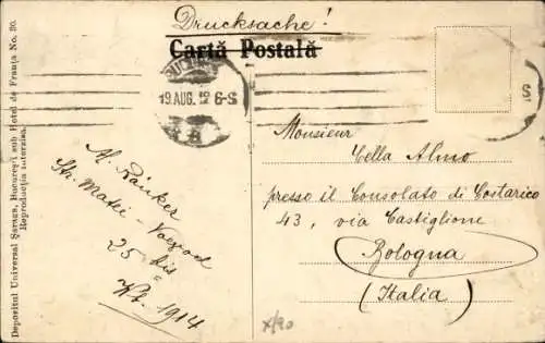 Ak București Bukarest Rumänien, Bulevardul Elisabeta