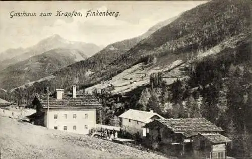 Ak Finkenberg in Tirol, Gasthaus zum Krapfen